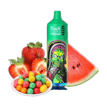 Strawberry Watermelon Bubble Gum - RandM Tornado Mars 9000