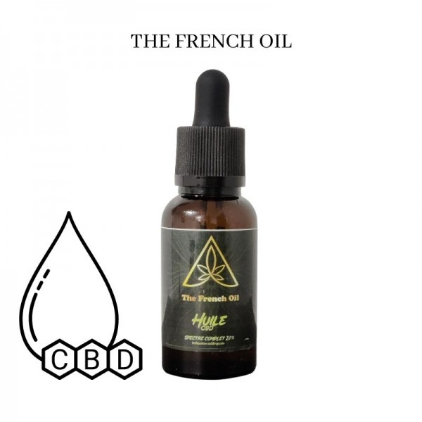 Huile CBD spectre complet 30ml - The French Oil