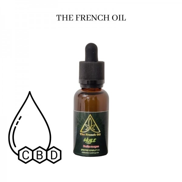 Huile CBD Fruits Rouges 30ml - The French Oil